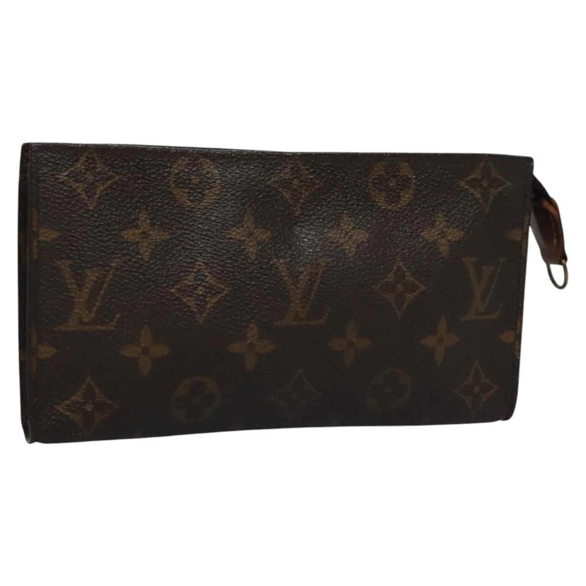 LOUIS VUITTON Monogram Bucket GM Pouch Accessory Pouch LV Auth ti2702