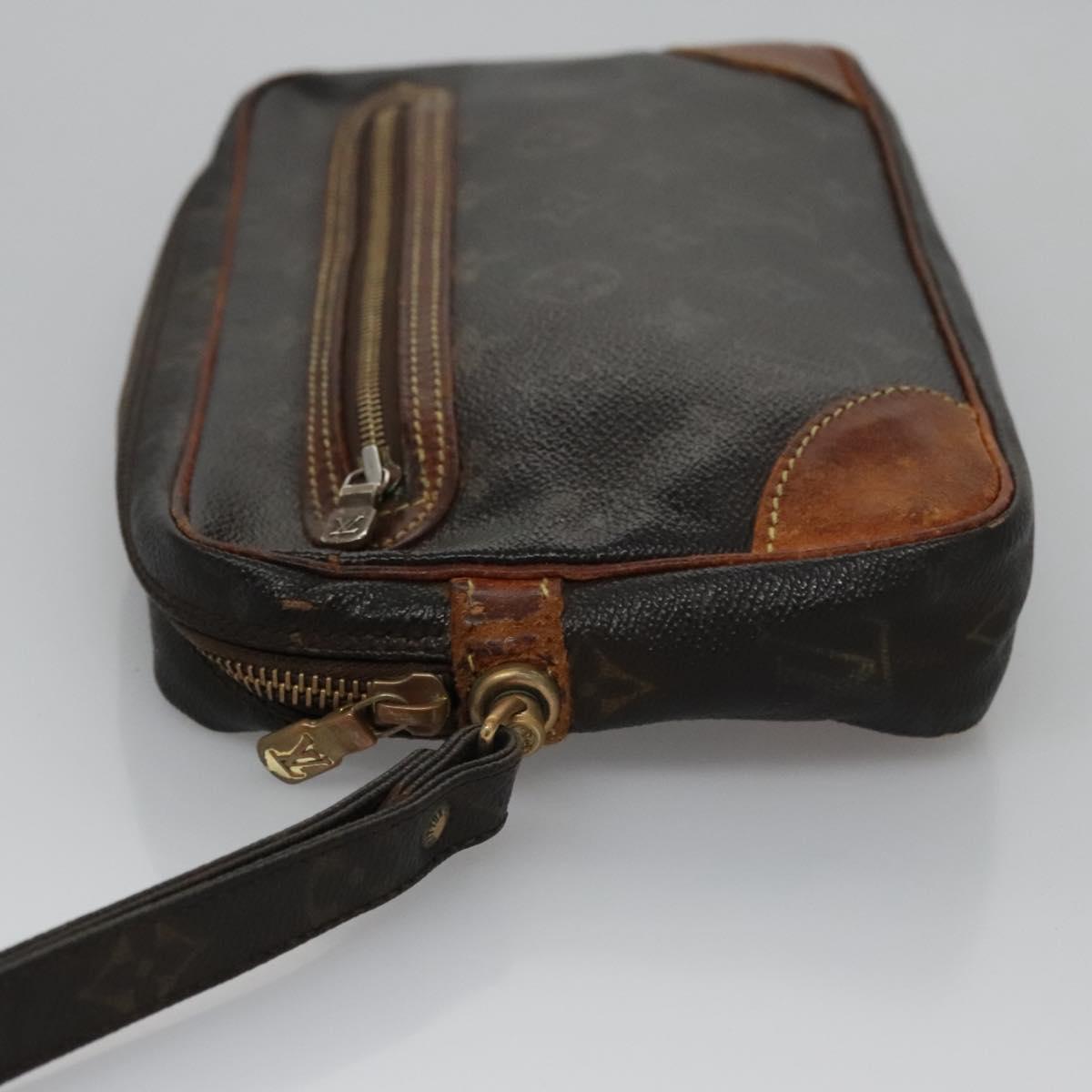 LOUIS VUITTON Monogram Marly Dragonne GM Clutch Bag M51825 LV Auth ti2704