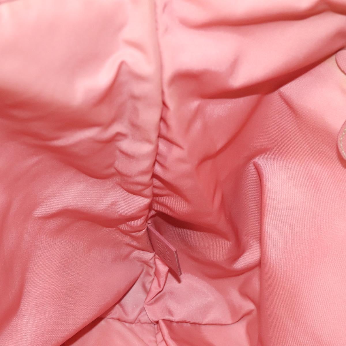 PRADA Tote Bag Nylon Gray Auth ti2725