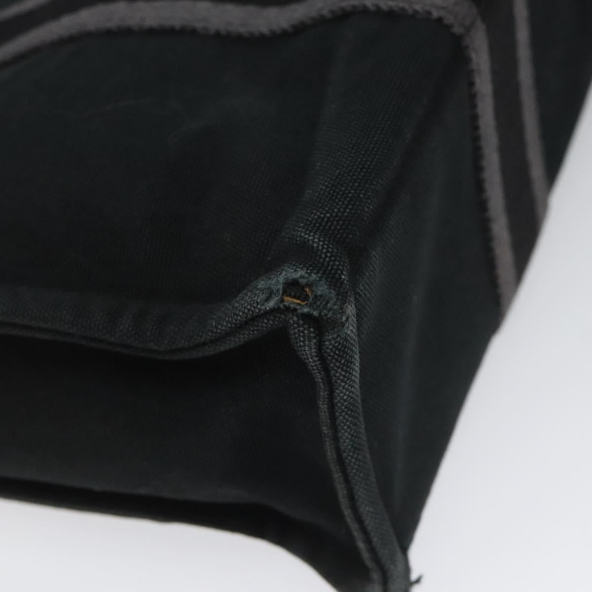 HERMES Fourre Tout PM Hand Bag Canvas Black Auth ti2733