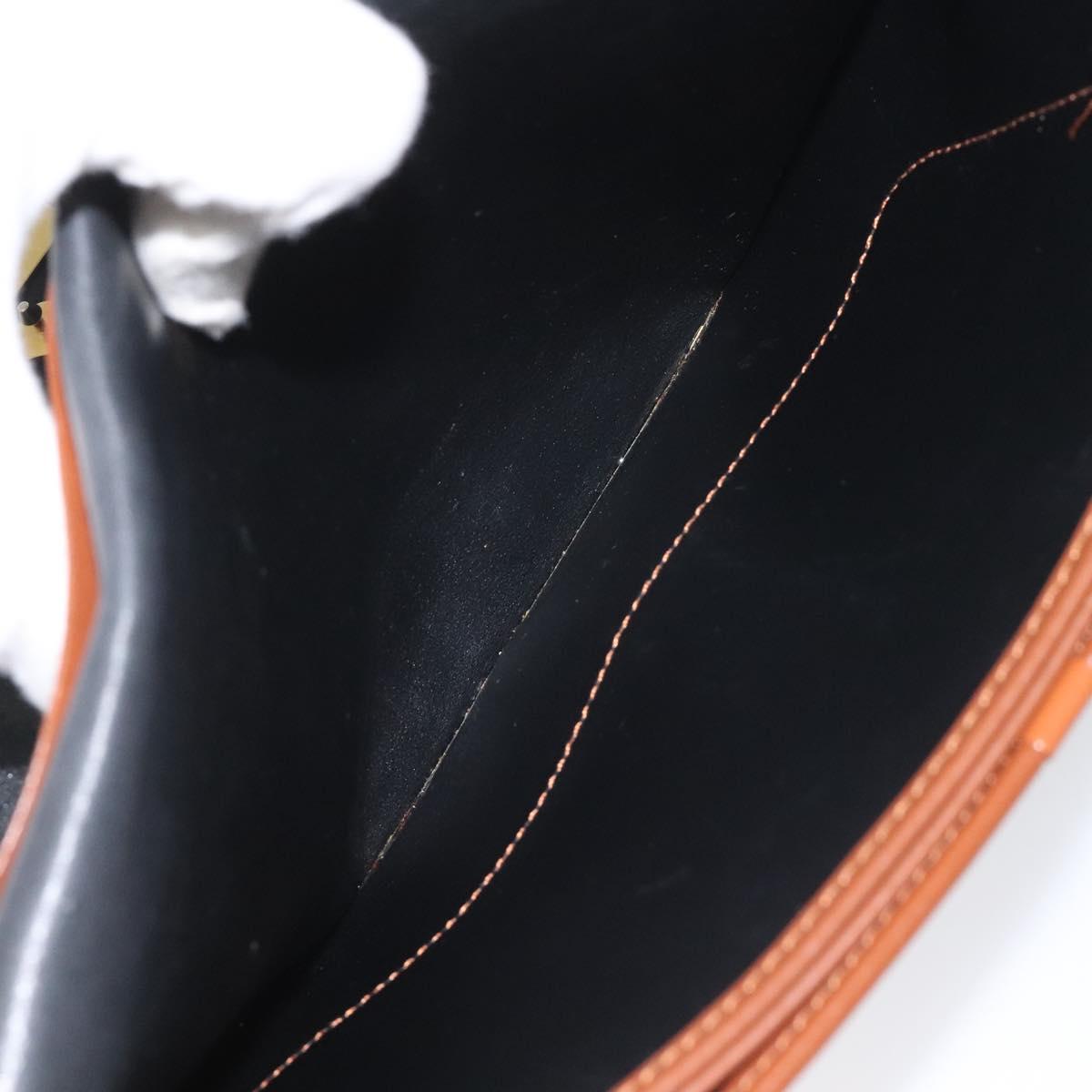 Christian Dior Trotter Canvas Shoulder Bag Black Auth ti2735