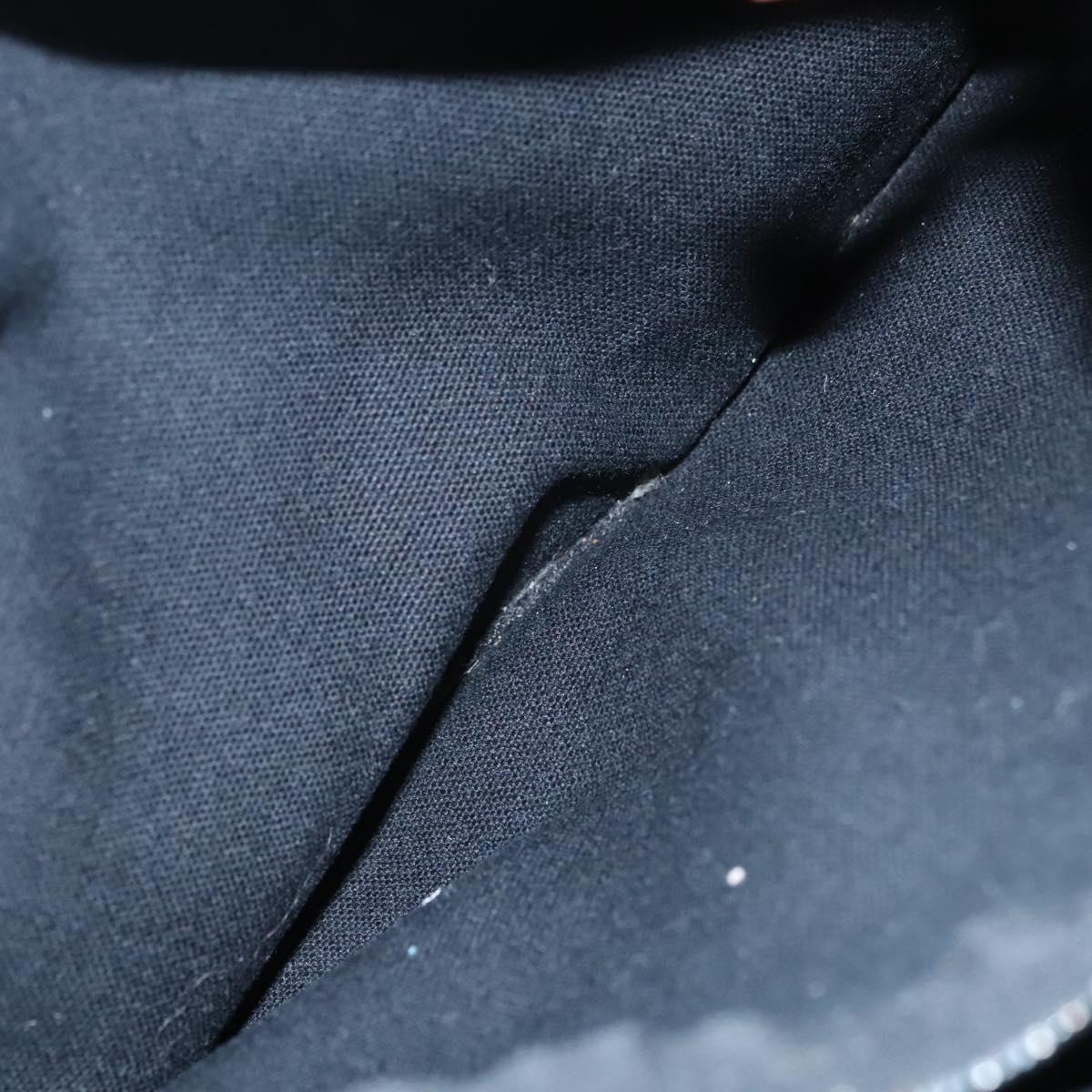 HERMES Fourre Tout PM Hand Bag Canvas Black Auth ti2780