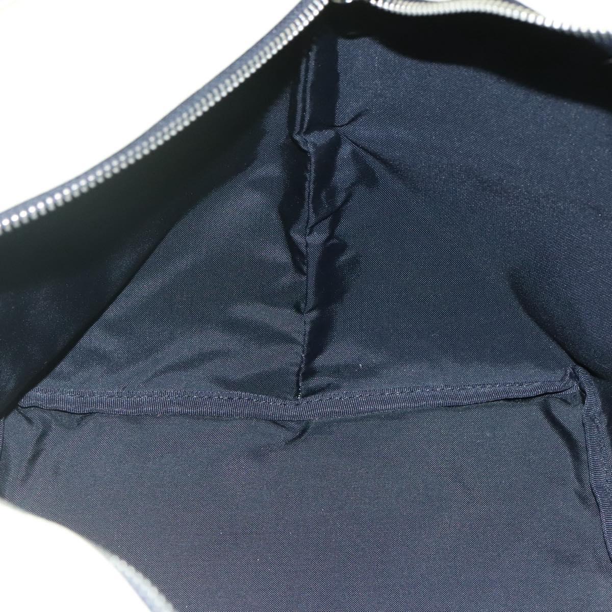 Burberrys Blue Label Nova Check Tote Bag Nylon Light Blue Auth ti2782