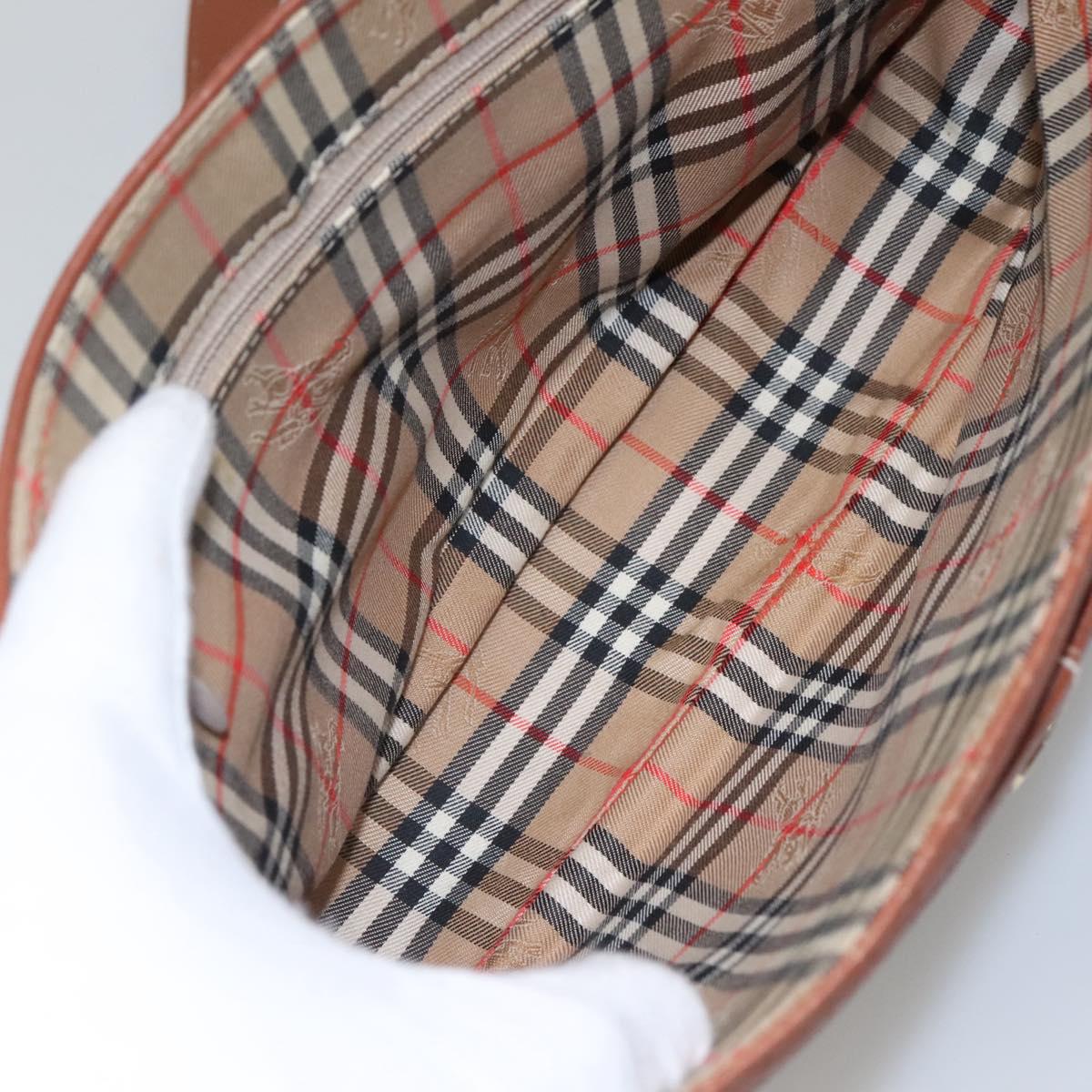 Burberrys Shoulder Bag Leather Brown Auth ti2788