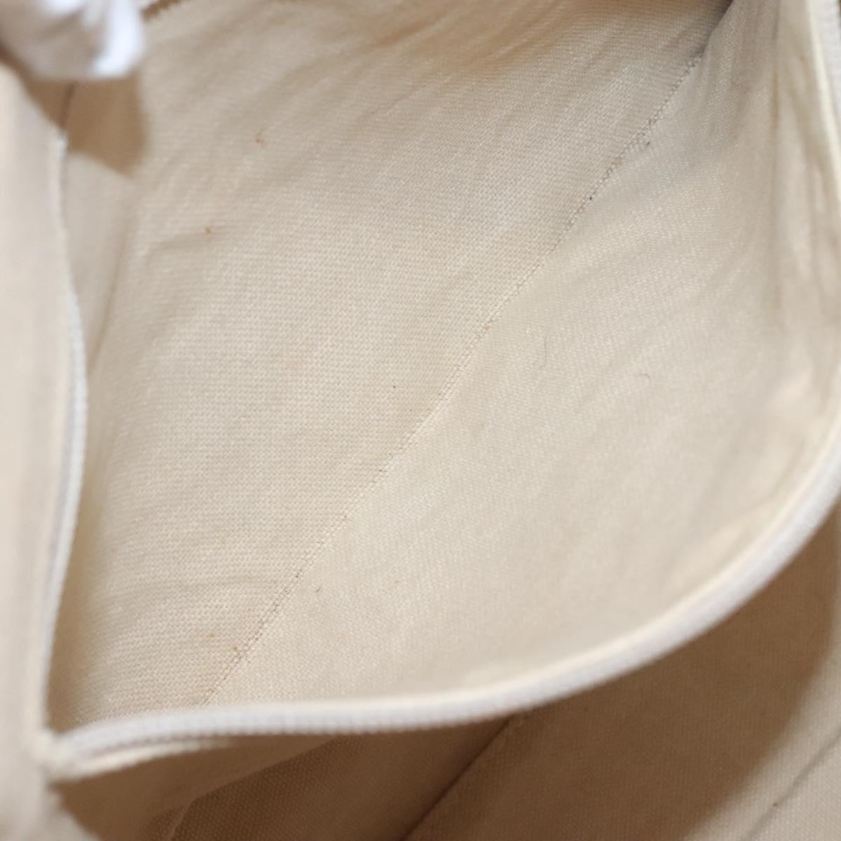 Burberrys Nova Check Blue Label Tote Bag Wool Beige Auth ti2789