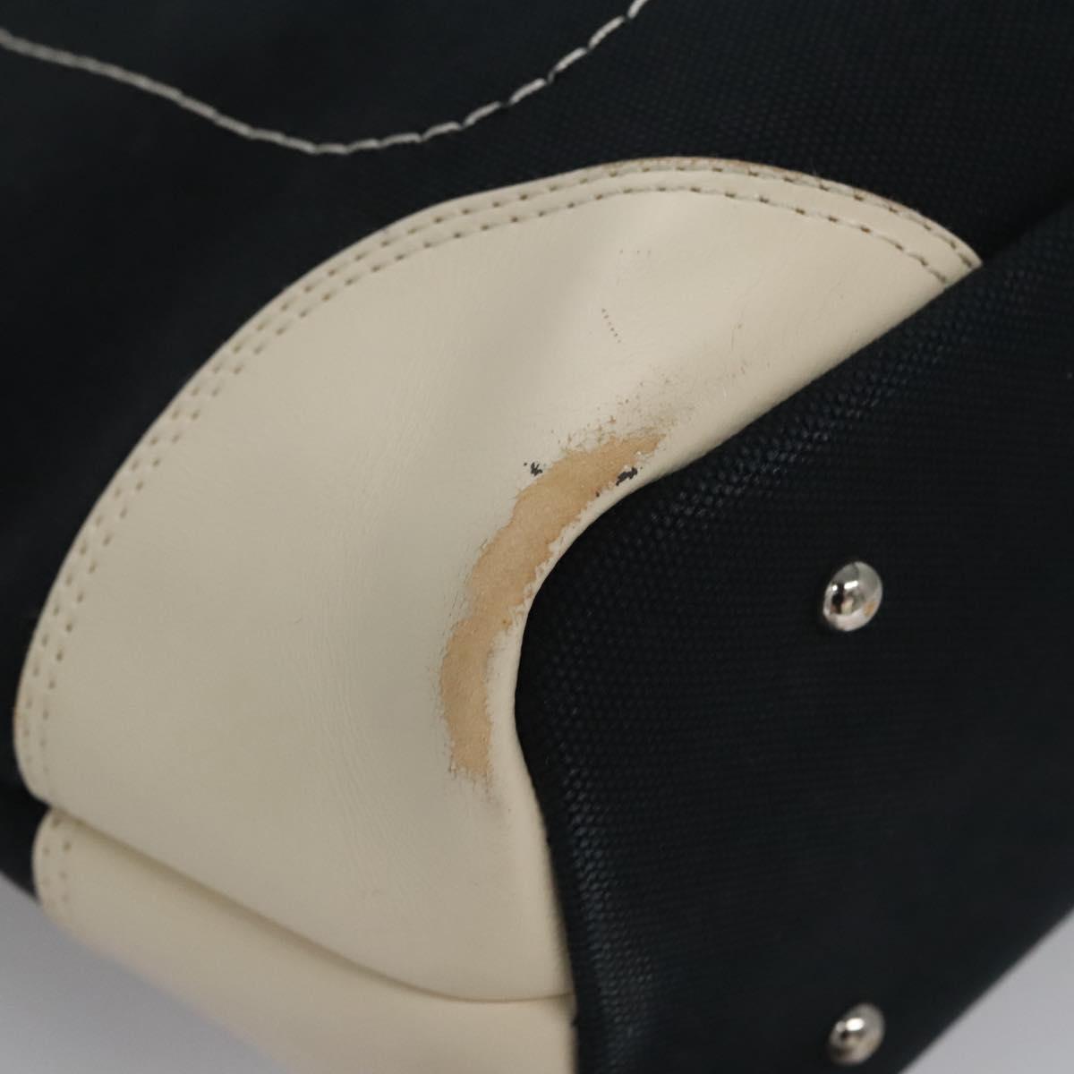 BURBERRY Tote Bag Canvas Navy Auth ti2798