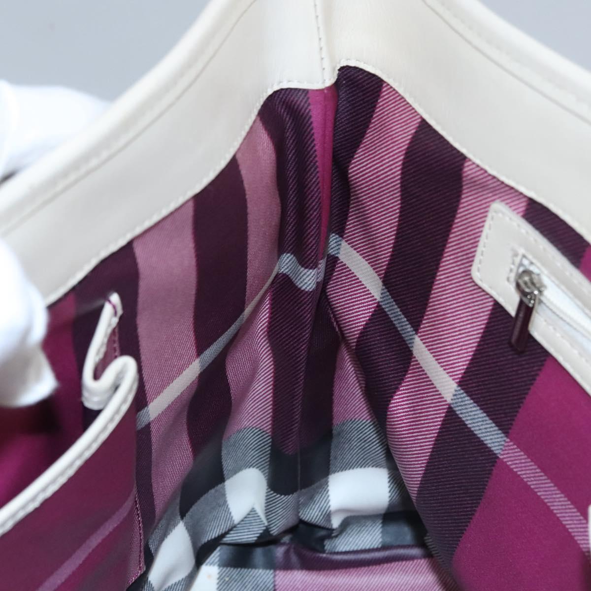 BURBERRY Tote Bag Canvas Navy Auth ti2798