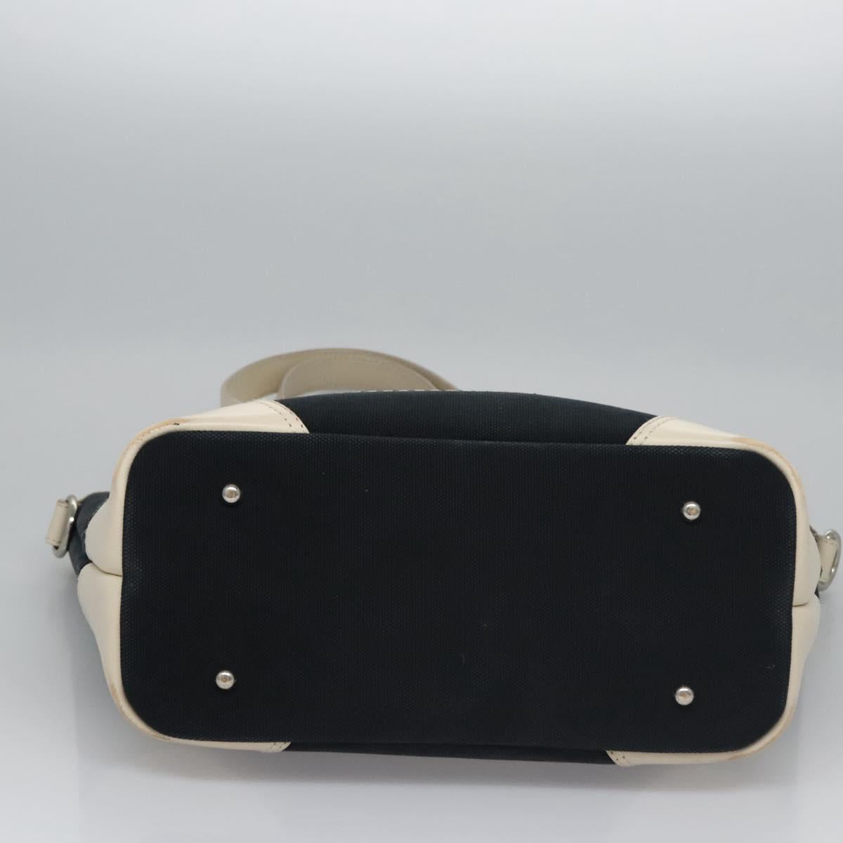 BURBERRY Tote Bag Canvas Navy Auth ti2798