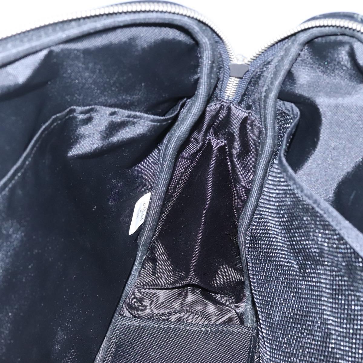 BURBERRY Blue Label Hand Bag Canvas Navy Auth ti2805