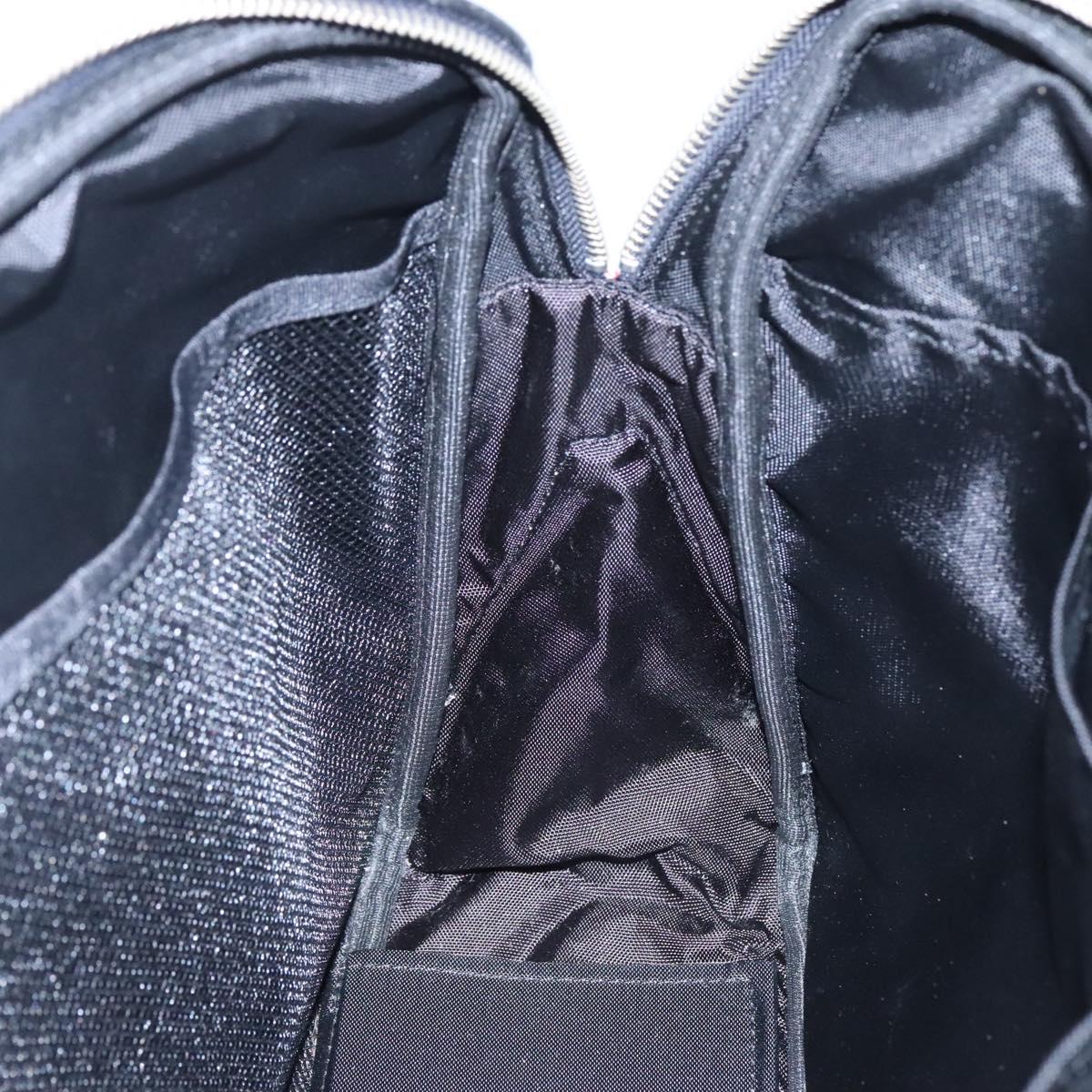 BURBERRY Blue Label Hand Bag Canvas Navy Auth ti2805