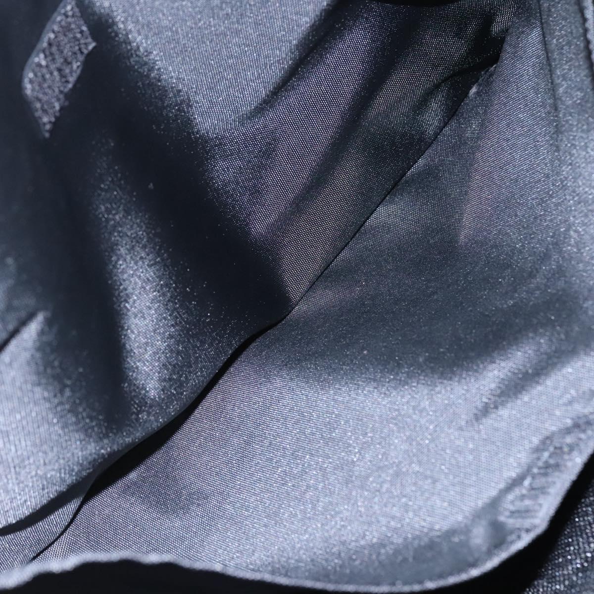 BURBERRY Blue Label Hand Bag Canvas Navy Auth ti2805