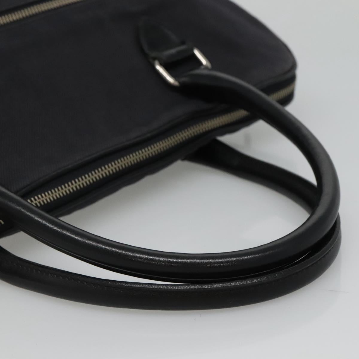 BURBERRY Blue Label Hand Bag Canvas Navy Auth ti2805