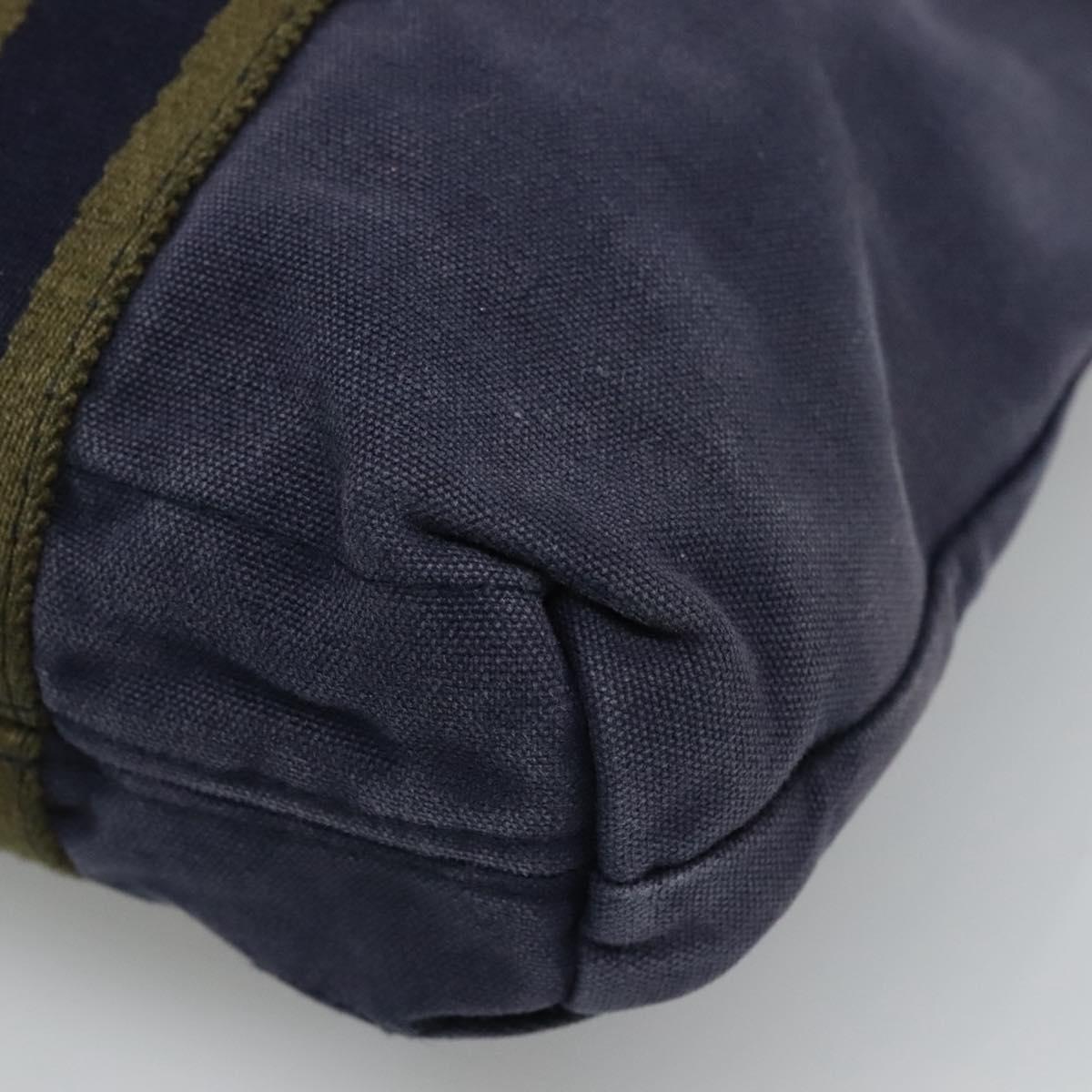 HERMES Fourre Tout Cabass Tote Bag Canvas Navy Auth ti2834