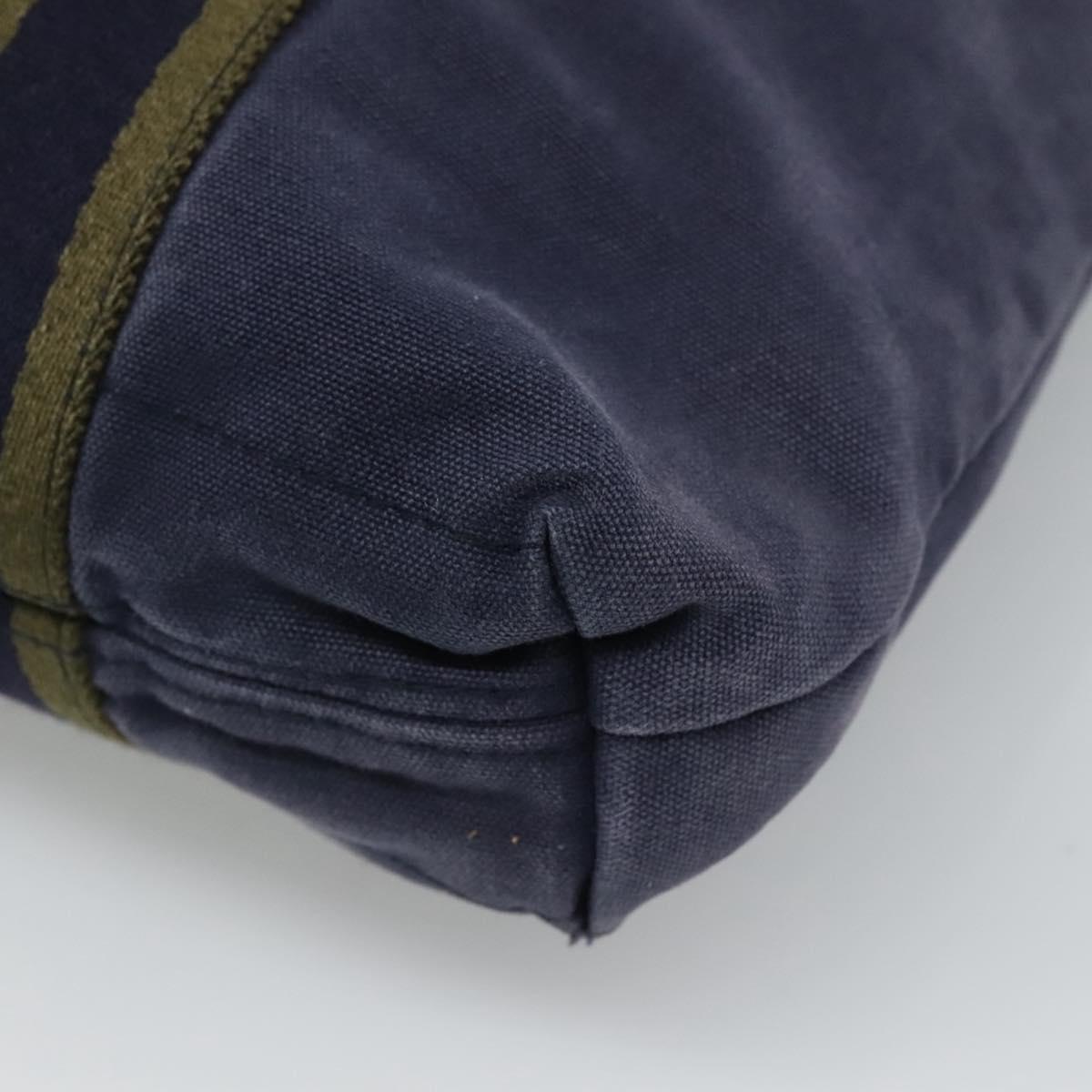 HERMES Fourre Tout Cabass Tote Bag Canvas Navy Auth ti2834