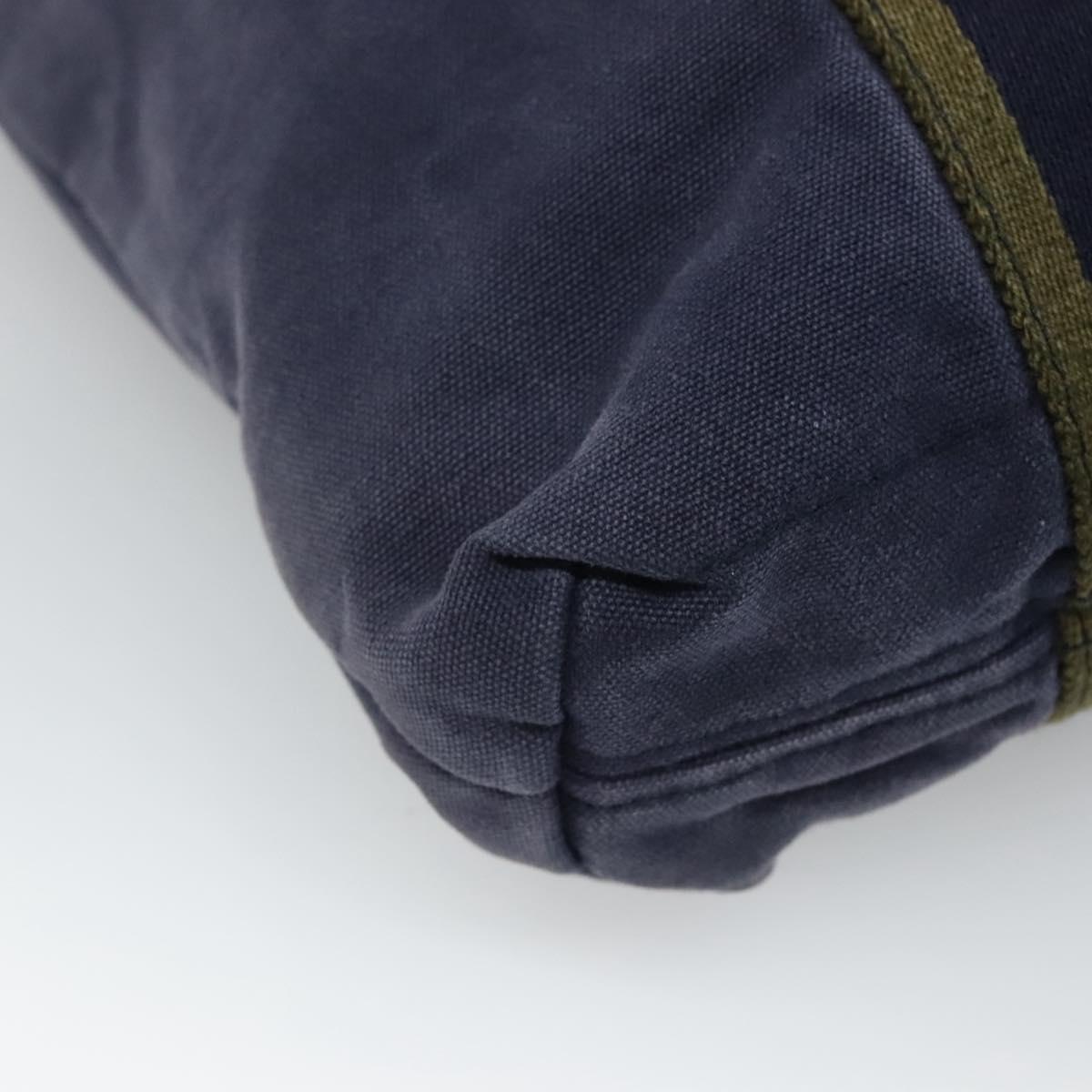 HERMES Fourre Tout Cabass Tote Bag Canvas Navy Auth ti2834