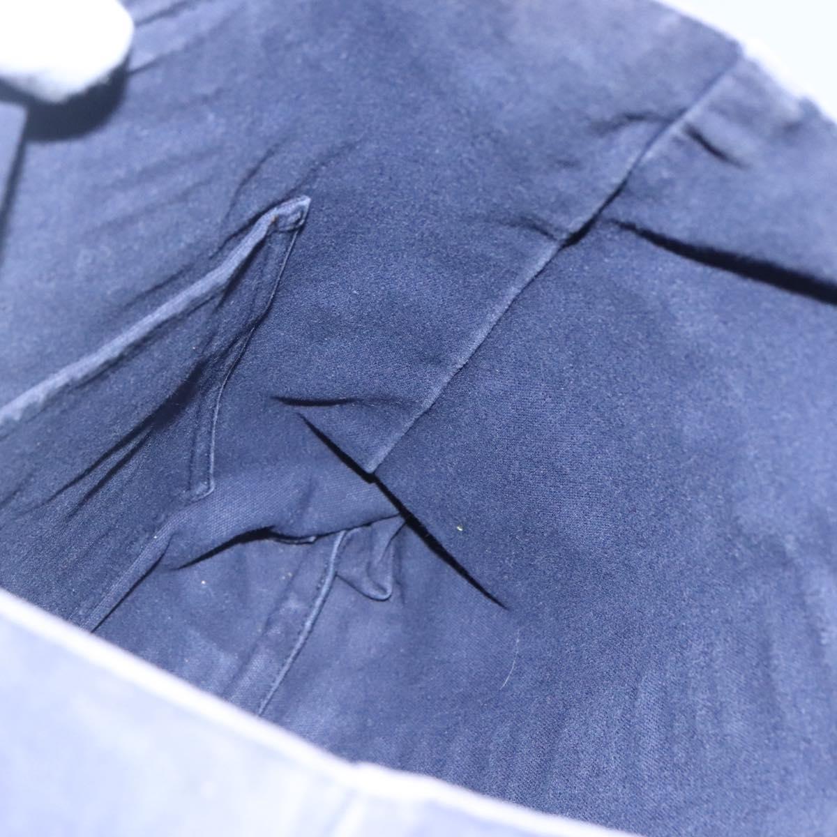 HERMES Fourre Tout Cabass Tote Bag Canvas Navy Auth ti2834