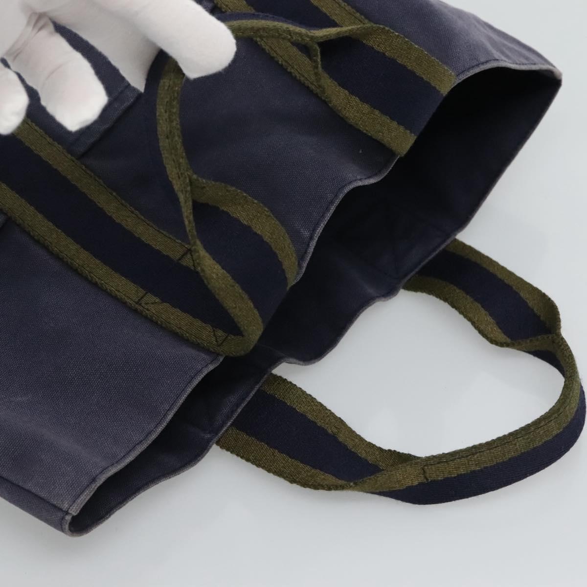 HERMES Fourre Tout Cabass Tote Bag Canvas Navy Auth ti2834