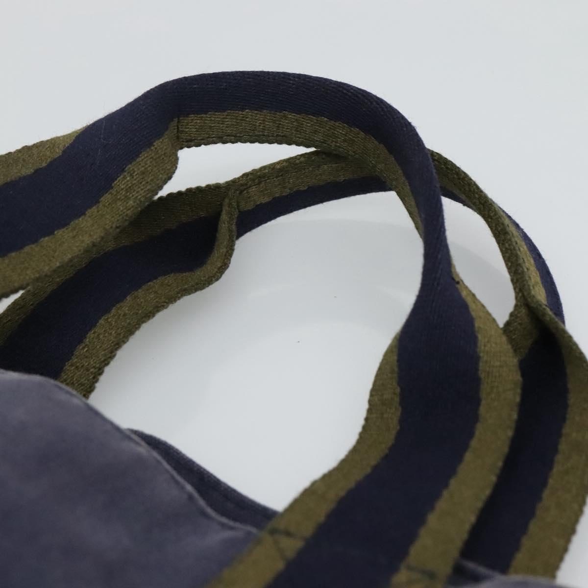 HERMES Fourre Tout Cabass Tote Bag Canvas Navy Auth ti2834