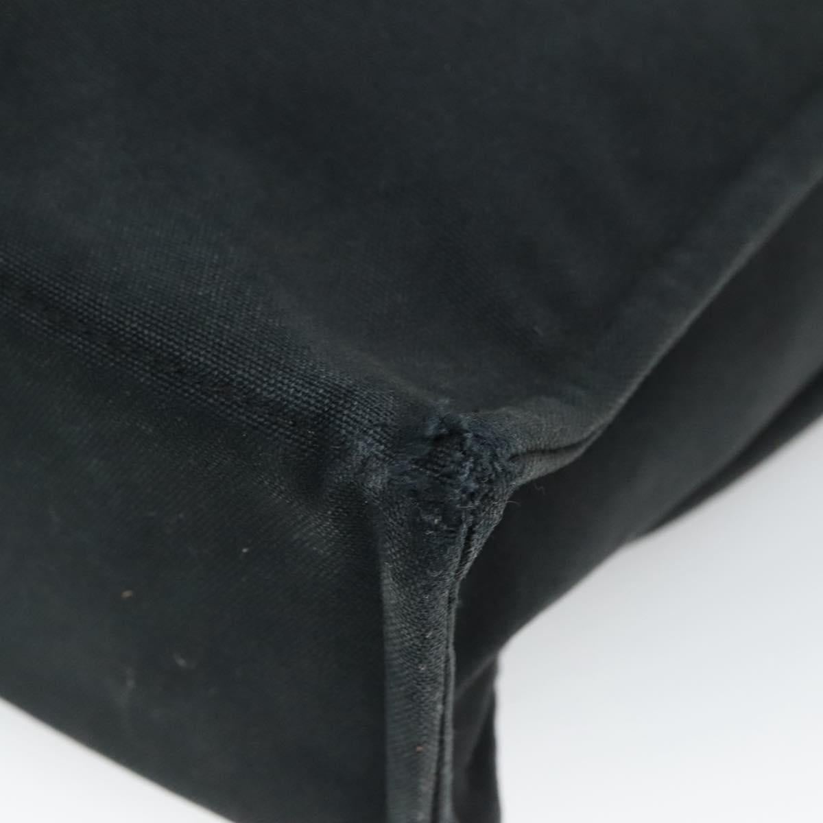HERMES Fourre Tout MM Hand Bag Canvas Black Auth ti2835
