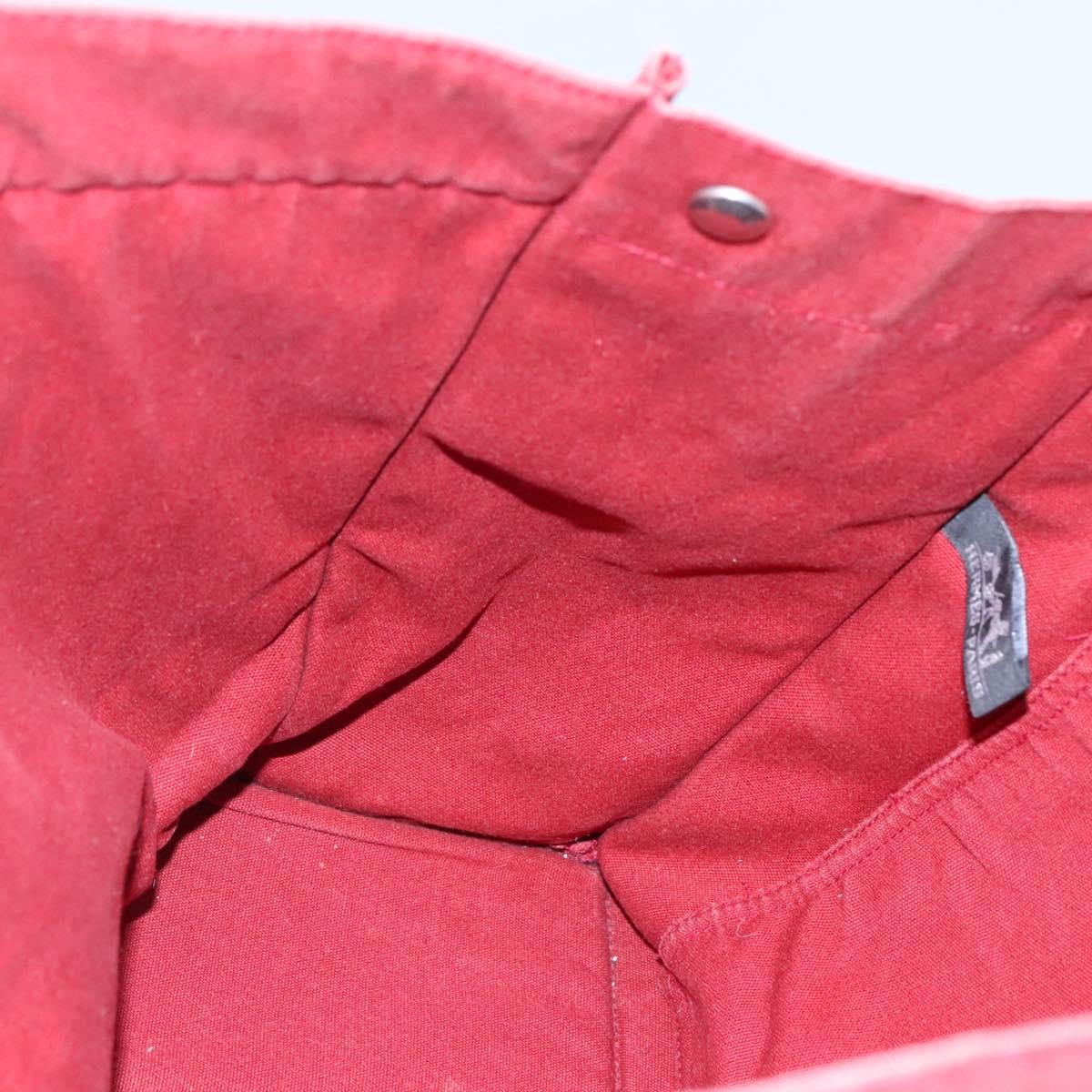 HERMES Fourre Tout GM Hand Bag Canvas Red Auth ti2838