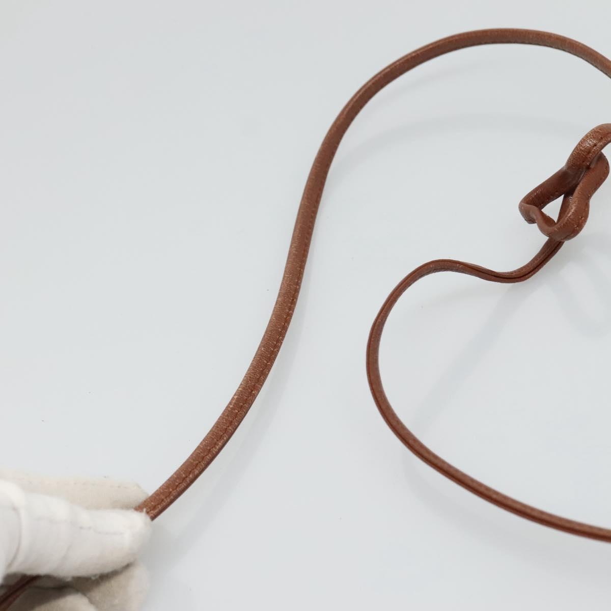 Burberrys Shoulder Bag Leather Brown Auth ti2845