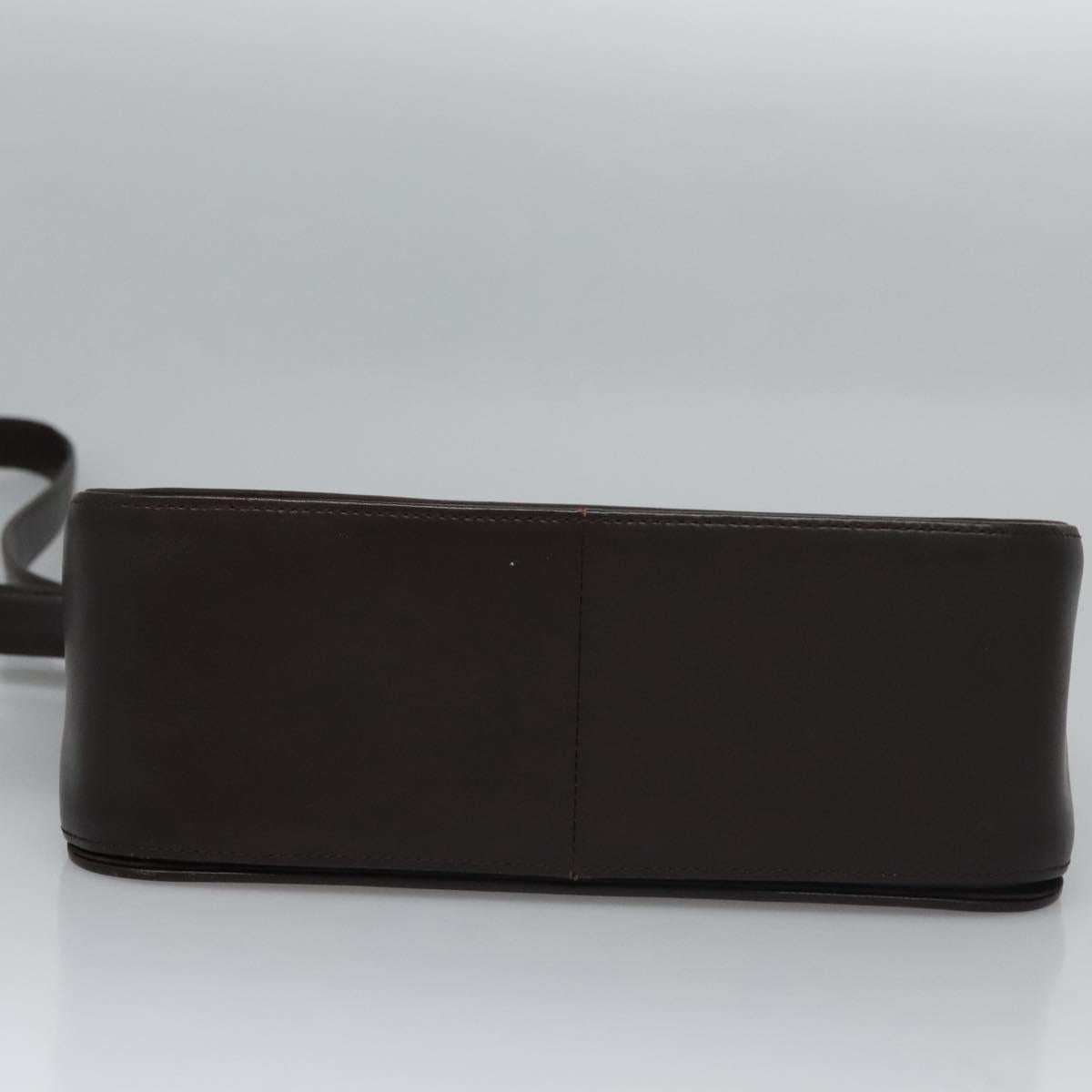 BURBERRY Shoulder Bag Nylon Brown Auth ti2852