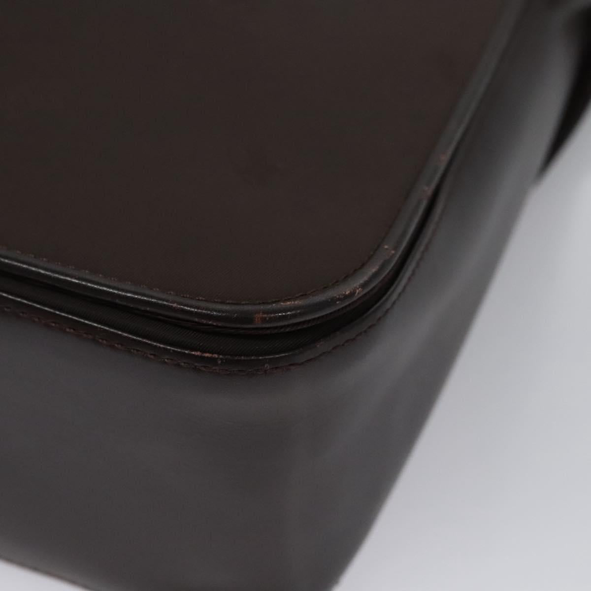 BURBERRY Shoulder Bag Nylon Brown Auth ti2852