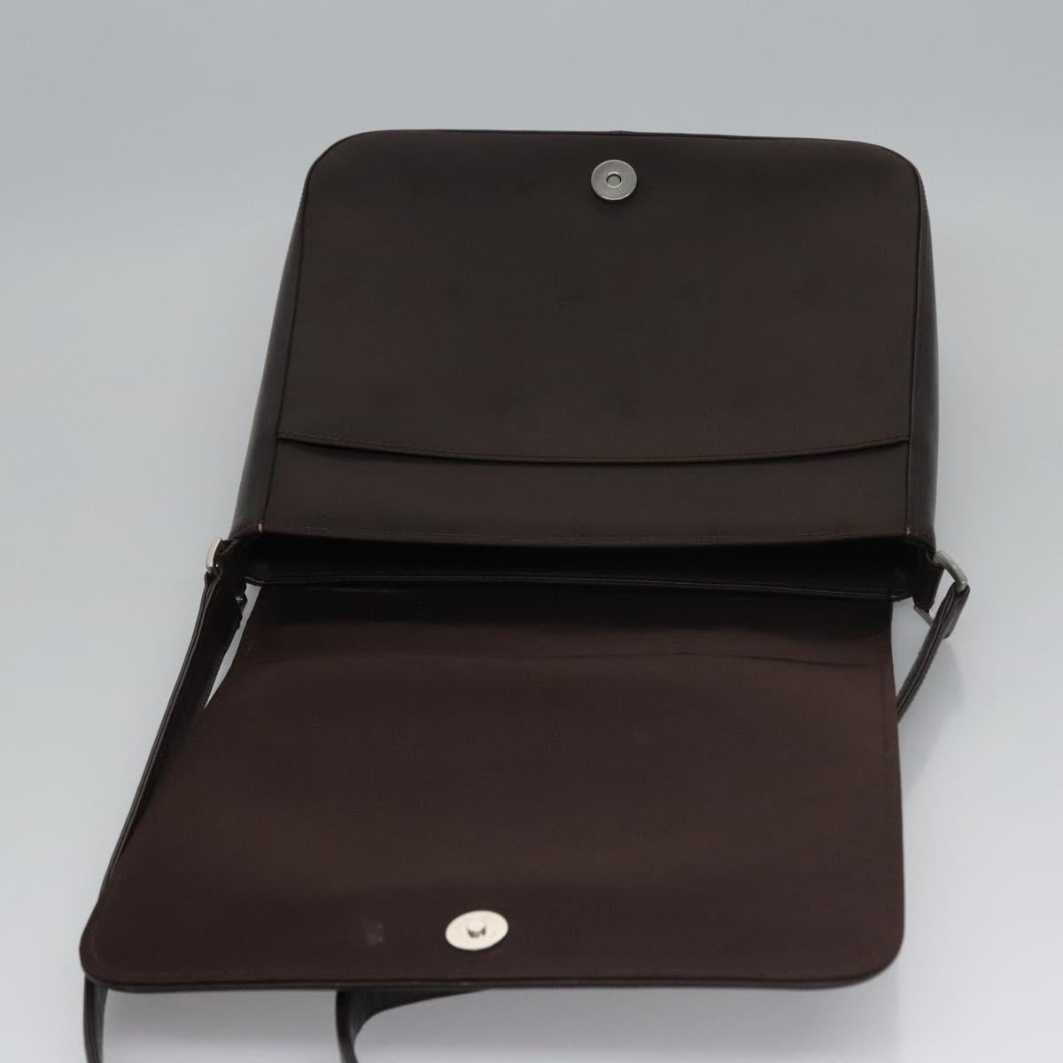BURBERRY Shoulder Bag Nylon Brown Auth ti2852