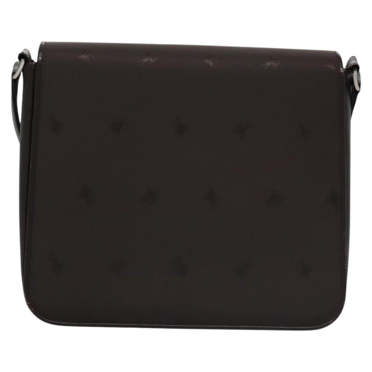 BURBERRY Shoulder Bag Nylon Brown Auth ti2852