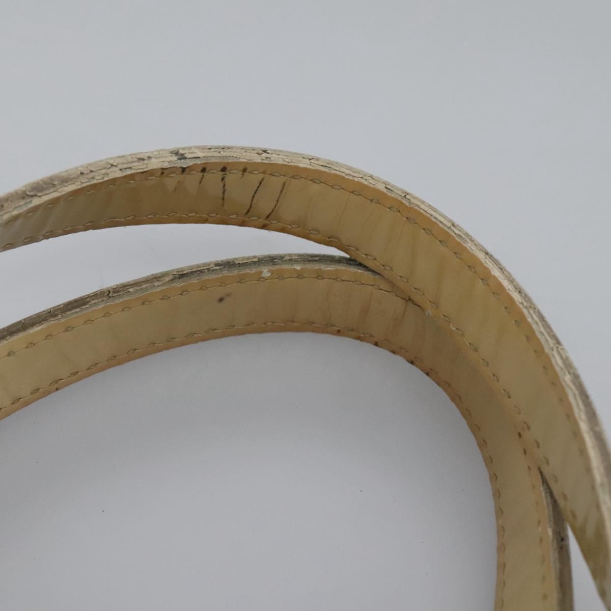 BURBERRY Nova Check Tote Bag PVC Beige Auth ti2855