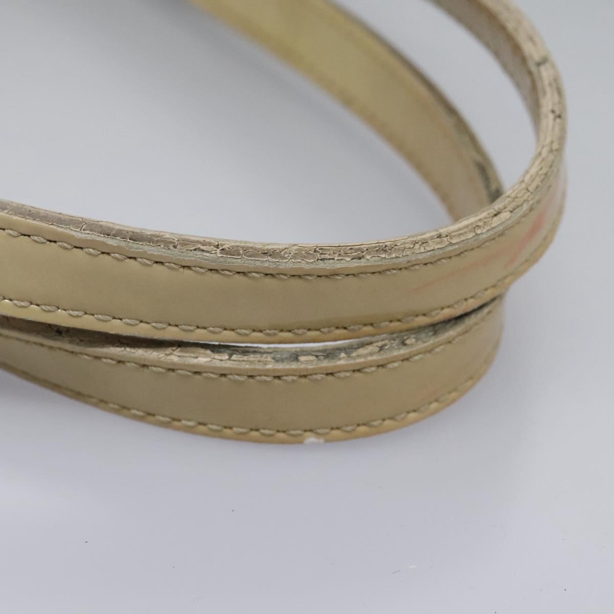 BURBERRY Nova Check Tote Bag PVC Beige Auth ti2855