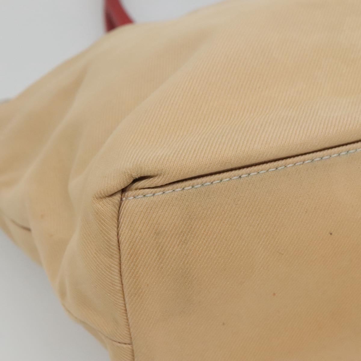 BURBERRY Blue Label Nova Check Tote Bag Canvas Beige Auth ti2867