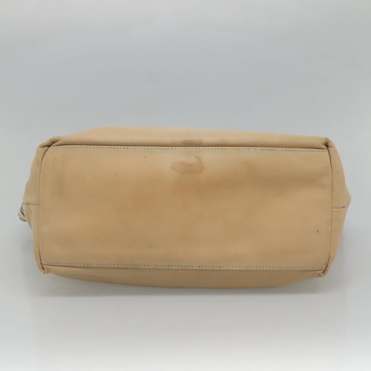 BURBERRY Blue Label Nova Check Tote Bag Canvas Beige Auth ti2867