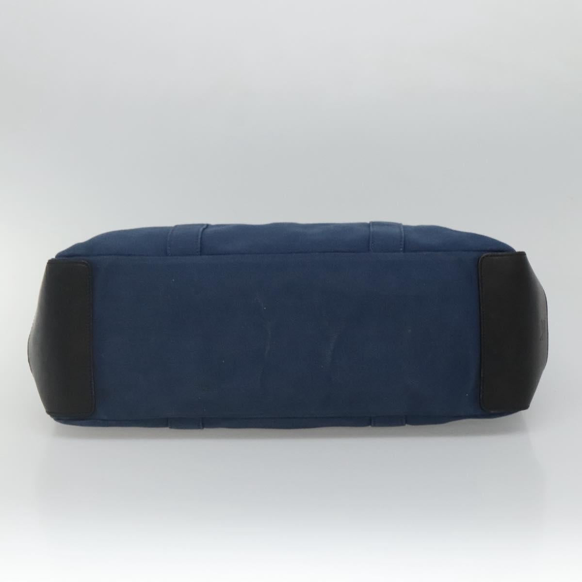 BURBERRY Blue Label Tote Bag Canvas Blue Auth ti2869