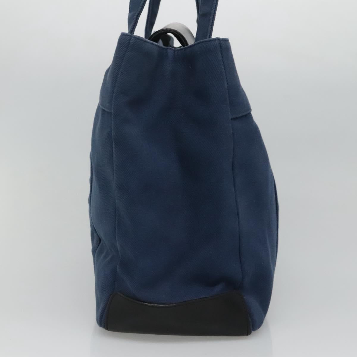 BURBERRY Blue Label Tote Bag Canvas Blue Auth ti2869