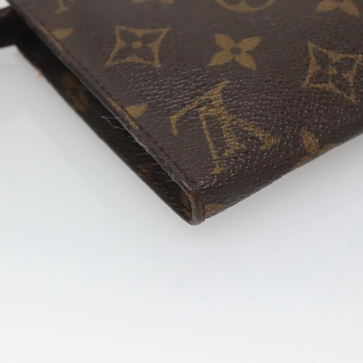 LOUIS VUITTON Monogram Bucket GM Accessory Pouch LV Auth ti2870