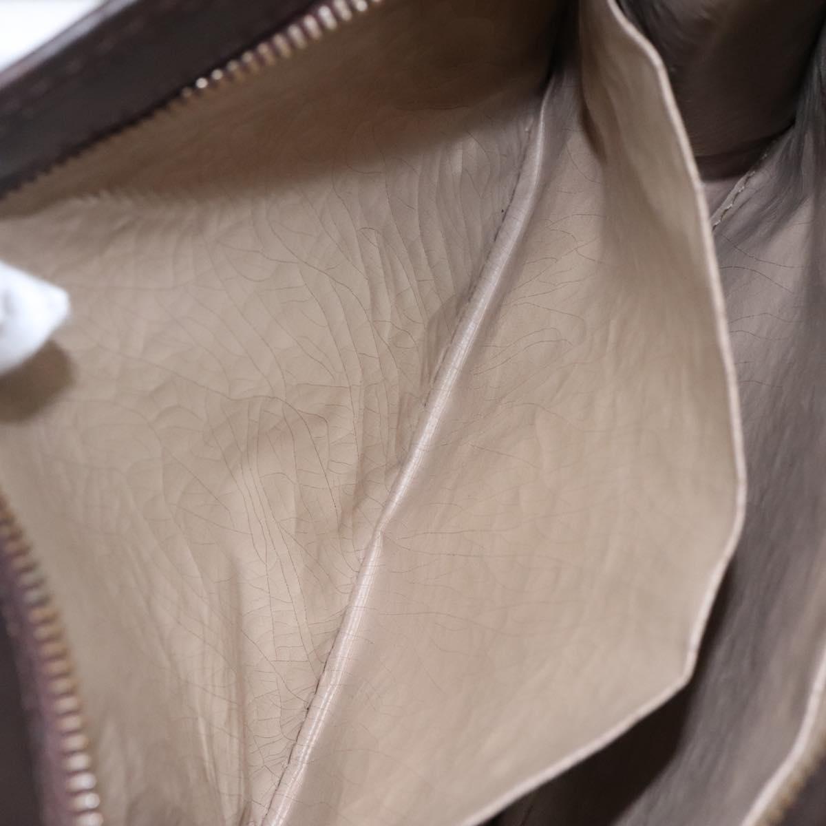 Christian Dior Trotter Canvas Clutch Bag Brown Auth ti2891