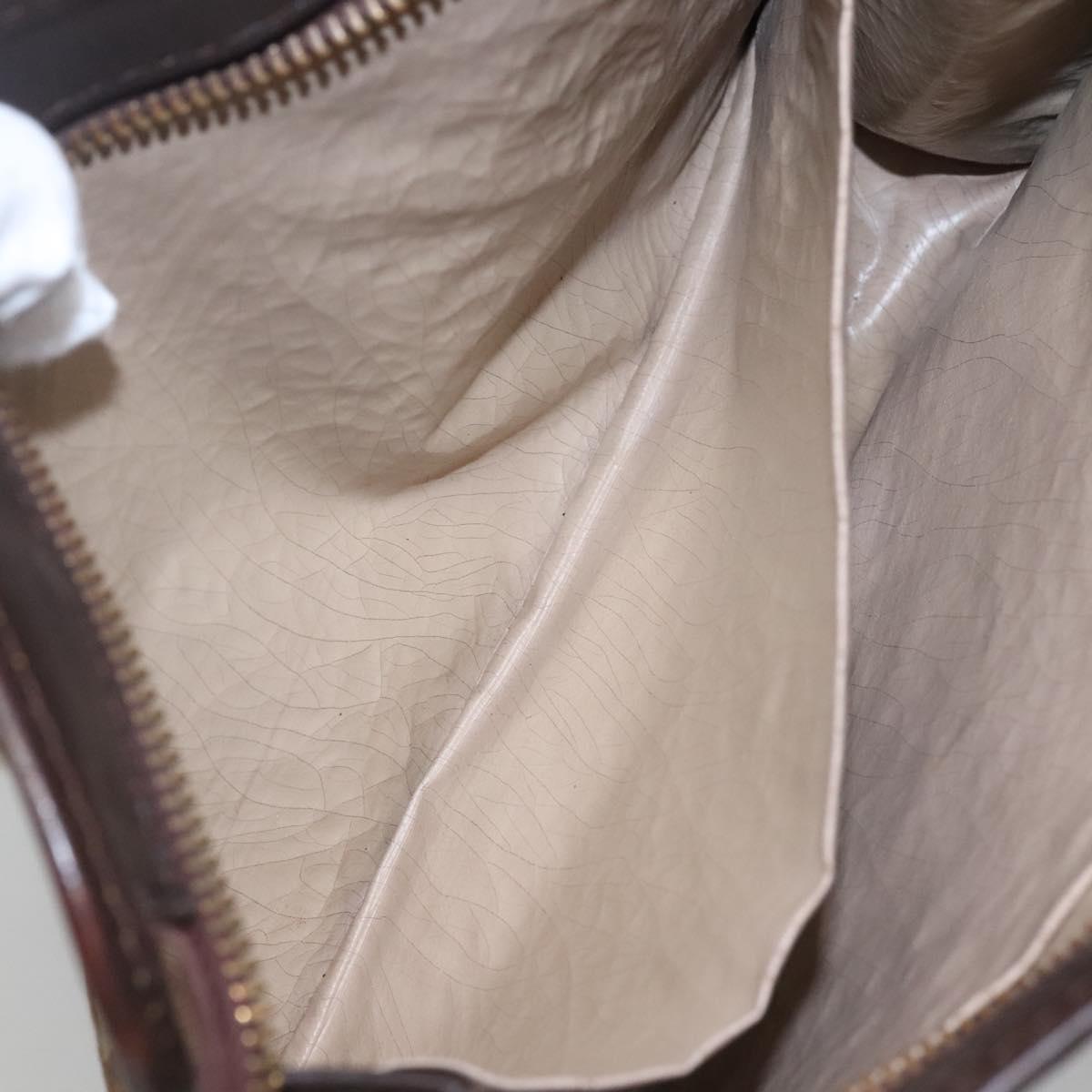 Christian Dior Trotter Canvas Clutch Bag Brown Auth ti2891