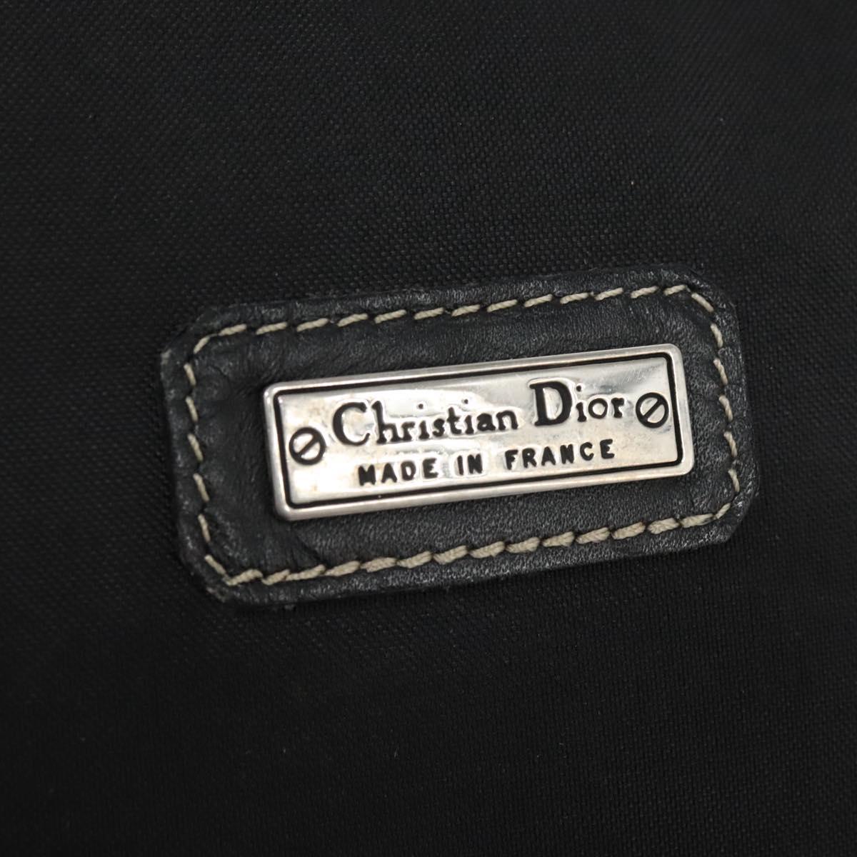 Christian Dior Tote Bag Nylon Black Auth ti2908