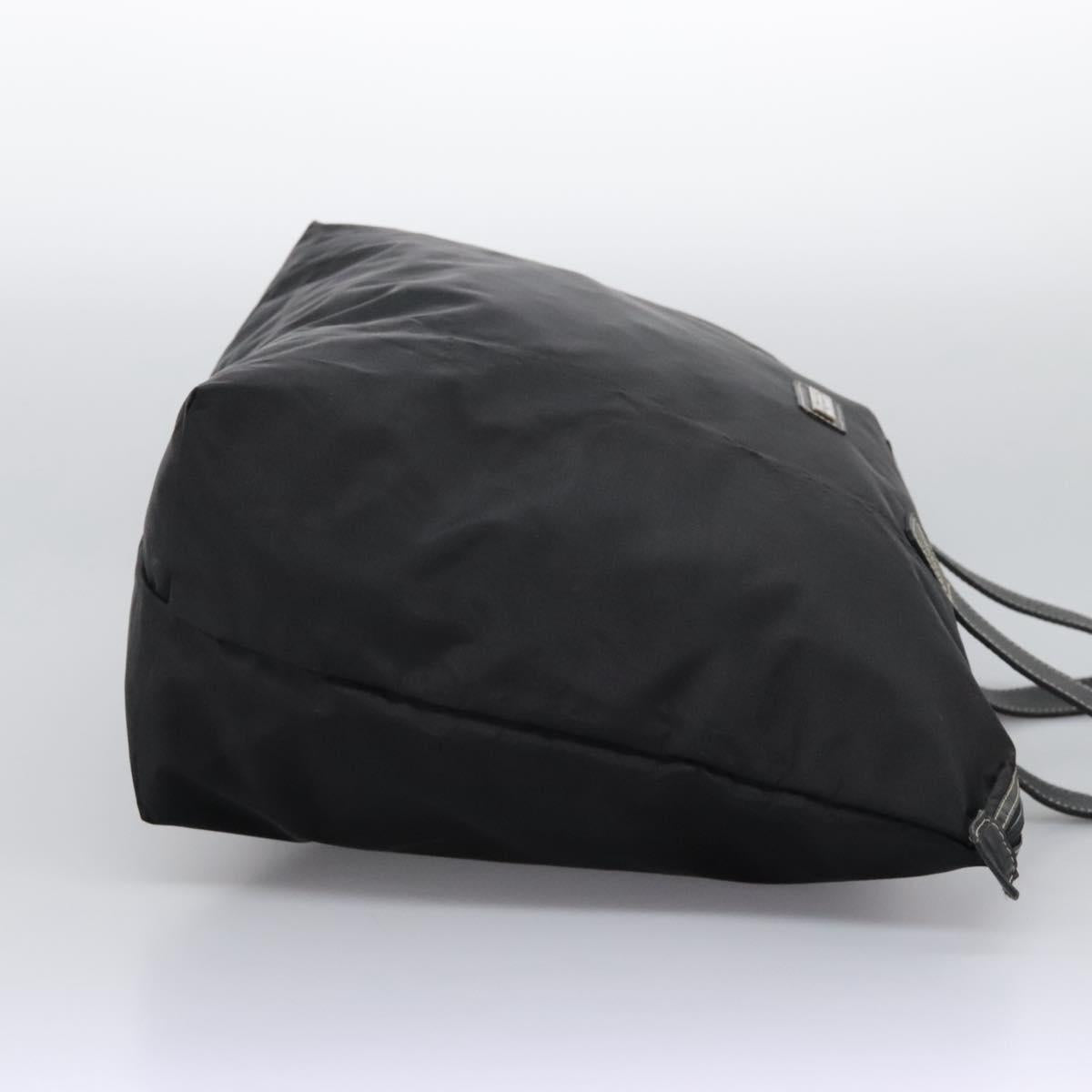 Christian Dior Tote Bag Nylon Black Auth ti2908