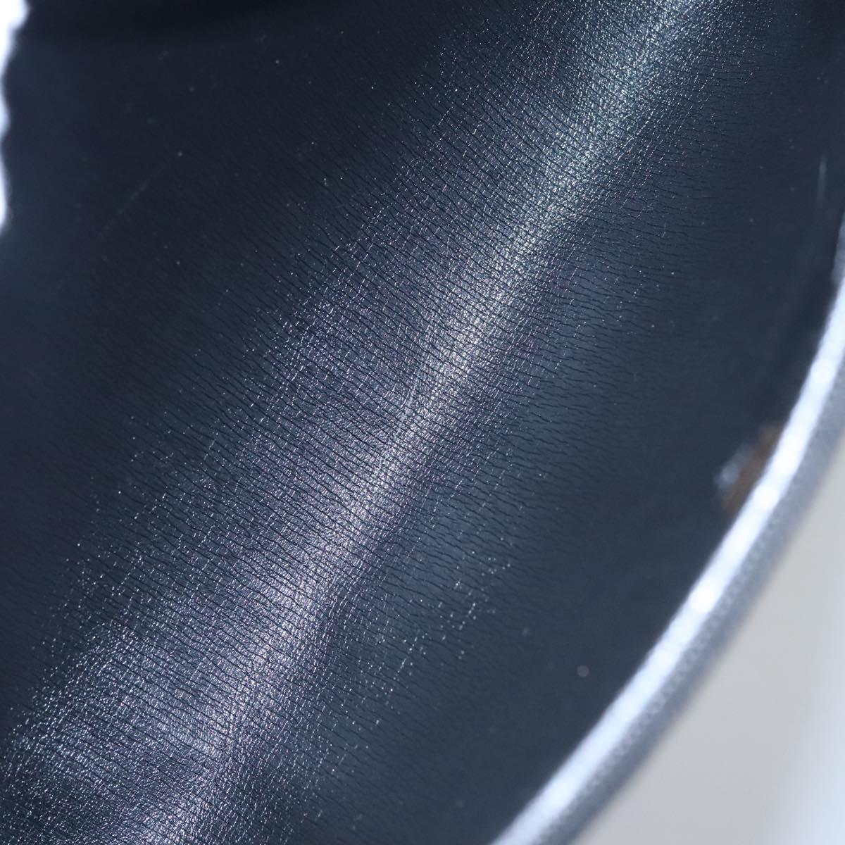 Christian Dior Trotter Canvas Clutch Bag Black Gold Auth ti2911