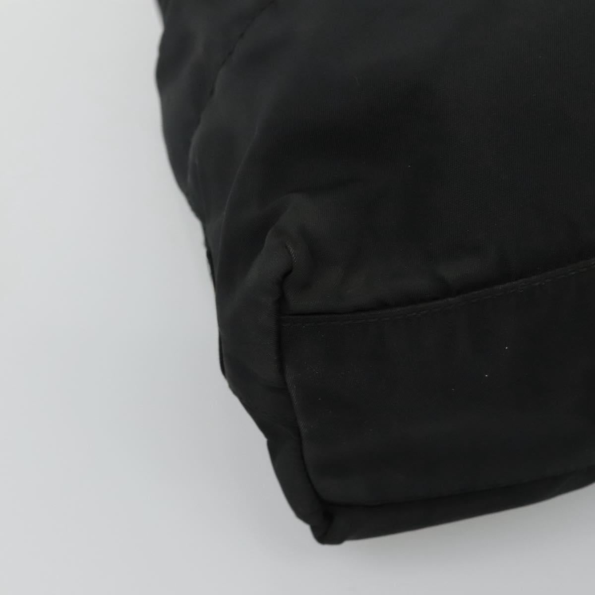 PRADA Tote Bag Nylon Black Auth ti2918