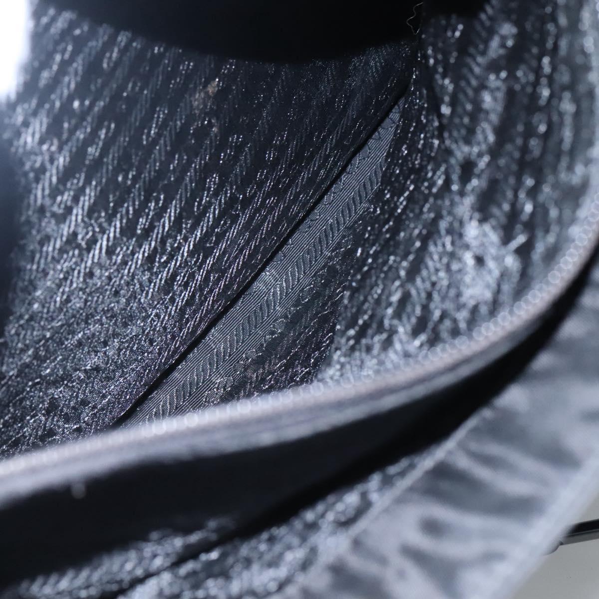 PRADA Tote Bag Nylon Black Auth ti2918