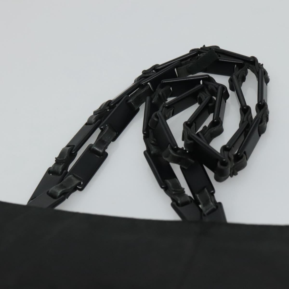 PRADA Tote Bag Nylon Black Auth ti2918