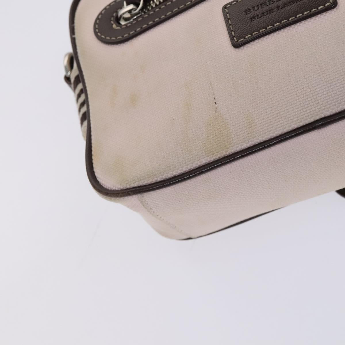 BURBERRY Blue Label Shoulder Bag Canvas Pink Auth ti2943