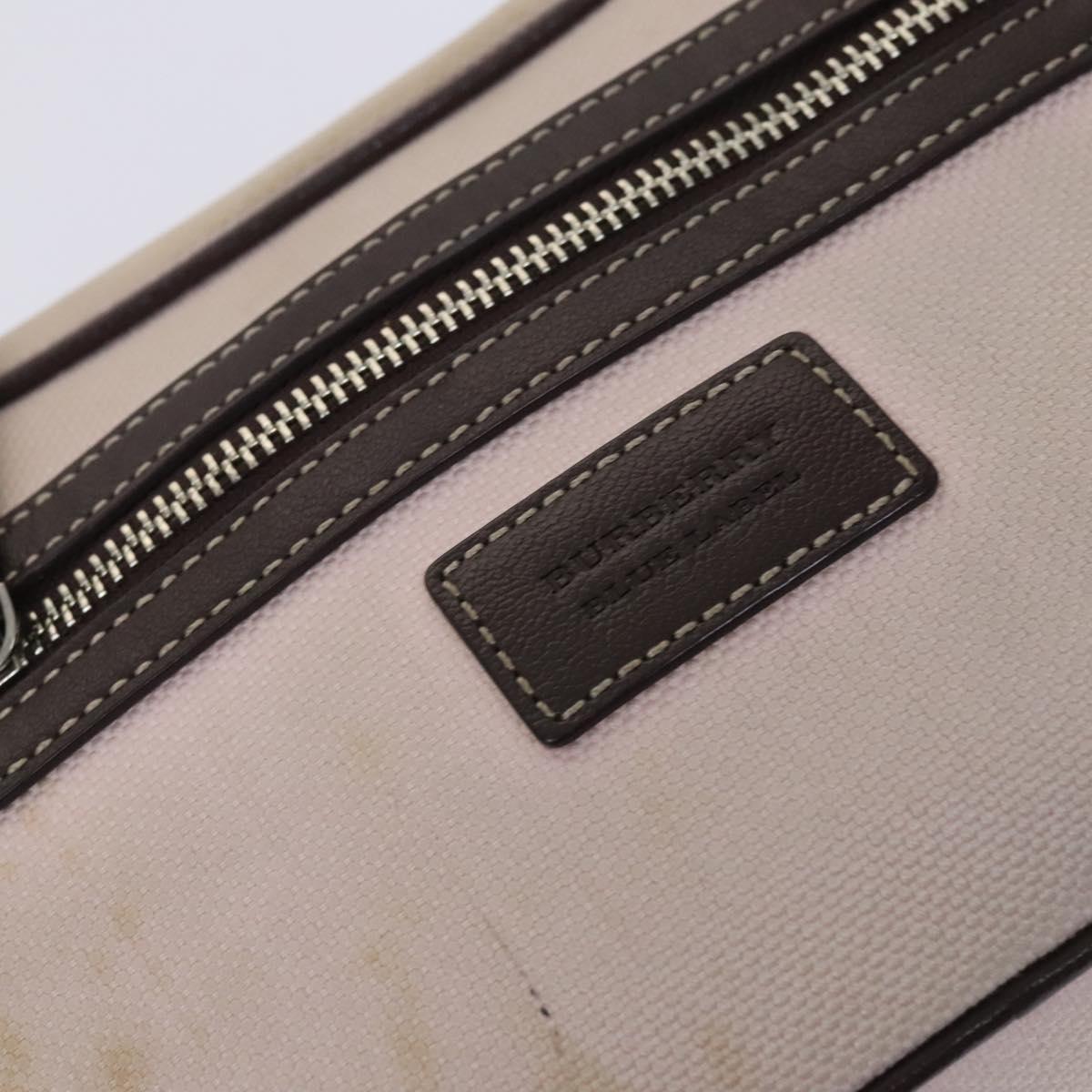 BURBERRY Blue Label Shoulder Bag Canvas Pink Auth ti2943