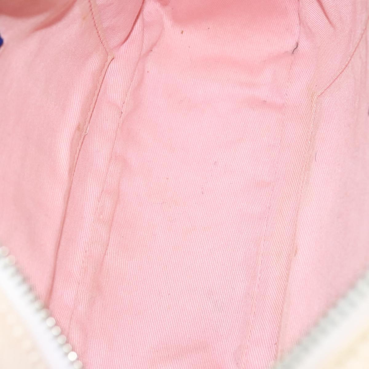 BURBERRY Blue Label Shoulder Bag Canvas Pink Auth ti2943