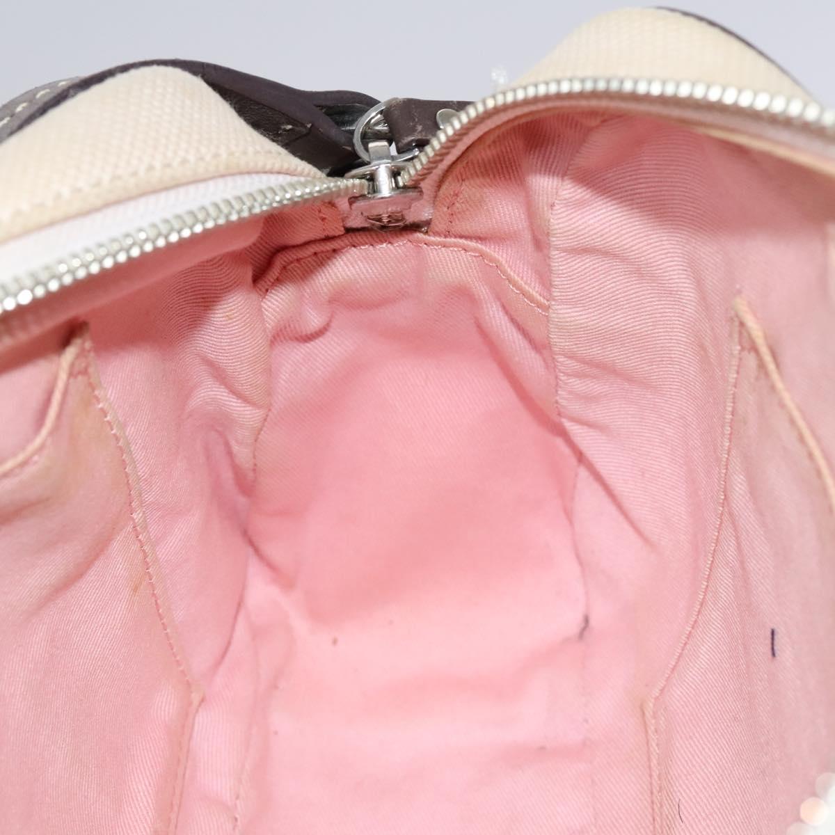 BURBERRY Blue Label Shoulder Bag Canvas Pink Auth ti2943