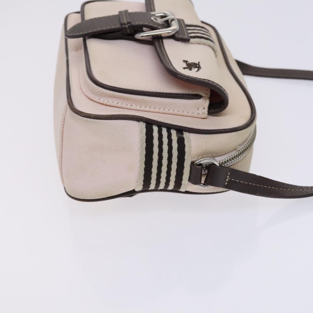 BURBERRY Blue Label Shoulder Bag Canvas Pink Auth ti2943