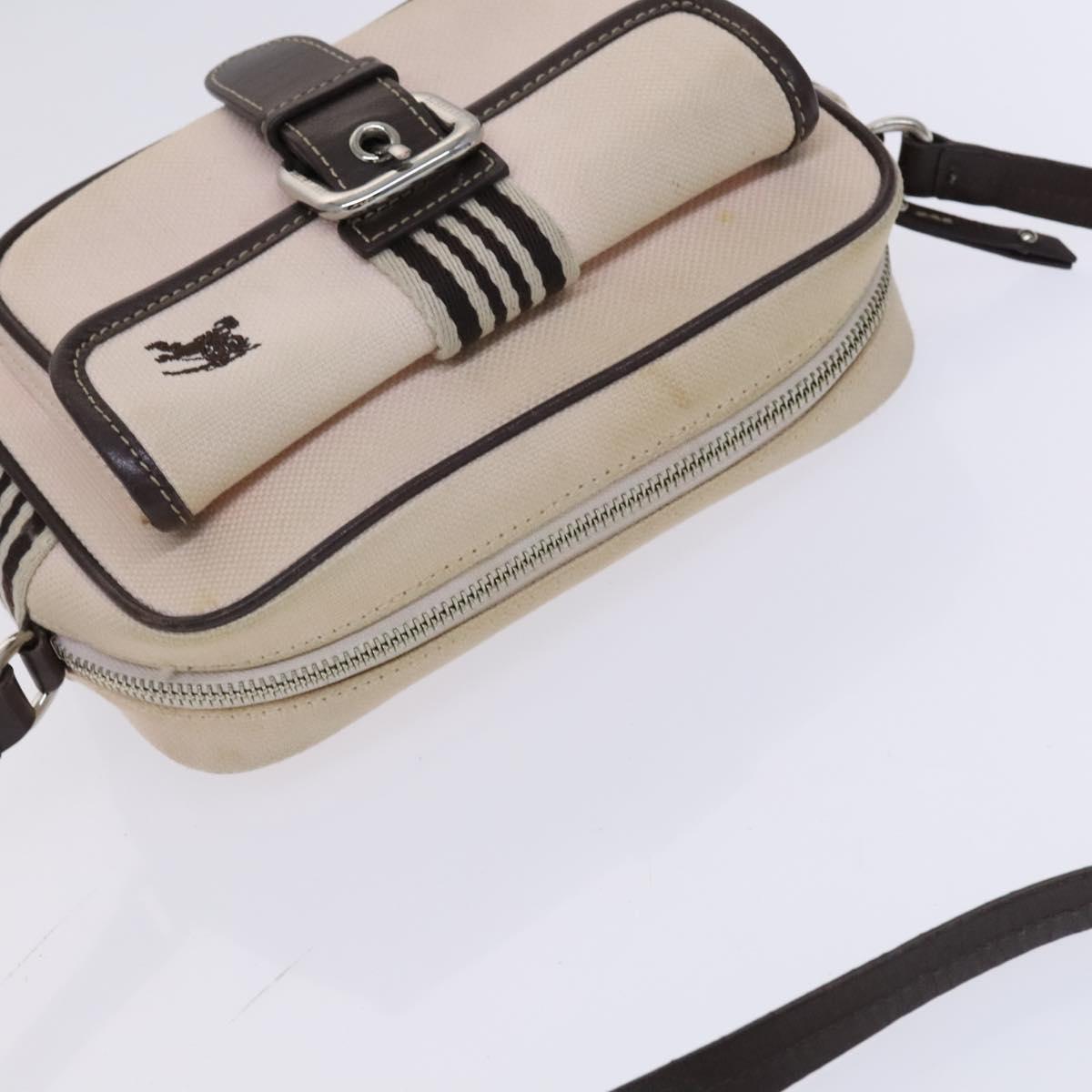 BURBERRY Blue Label Shoulder Bag Canvas Pink Auth ti2943